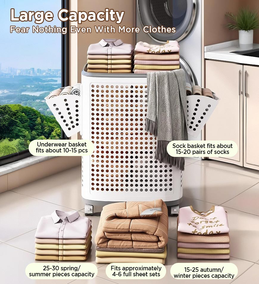 LaundryGlide Bin™ - Week's Worth Of Clothes, Zero Back Pain, Maximum StyleRetry