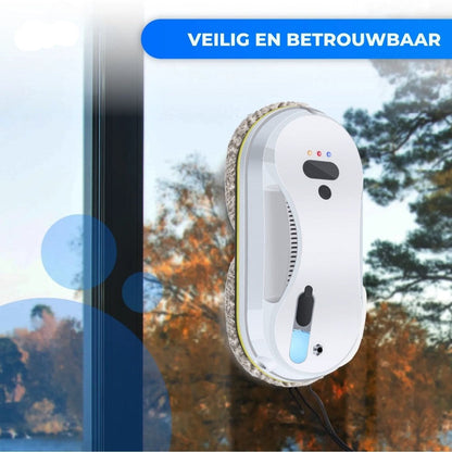 CleanSweep™ Window cleaning robot | Automatic cleaning with sensors & water spray or separate pads.