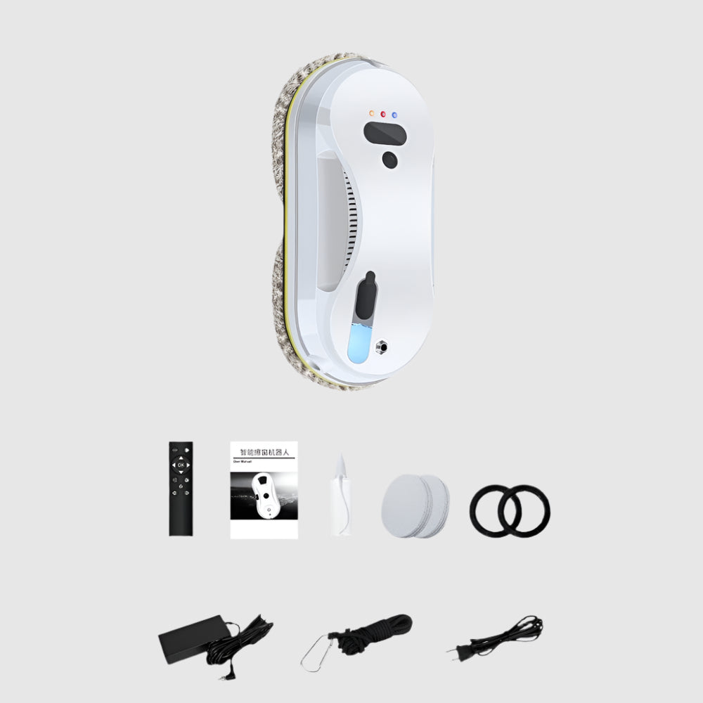 CleanSweep™ Window cleaning robot | Automatic cleaning with sensors & water spray or separate pads.