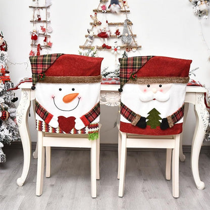 Christmas Chair Covers – Festive Santa, Snowman &amp; Reindeer Designs
